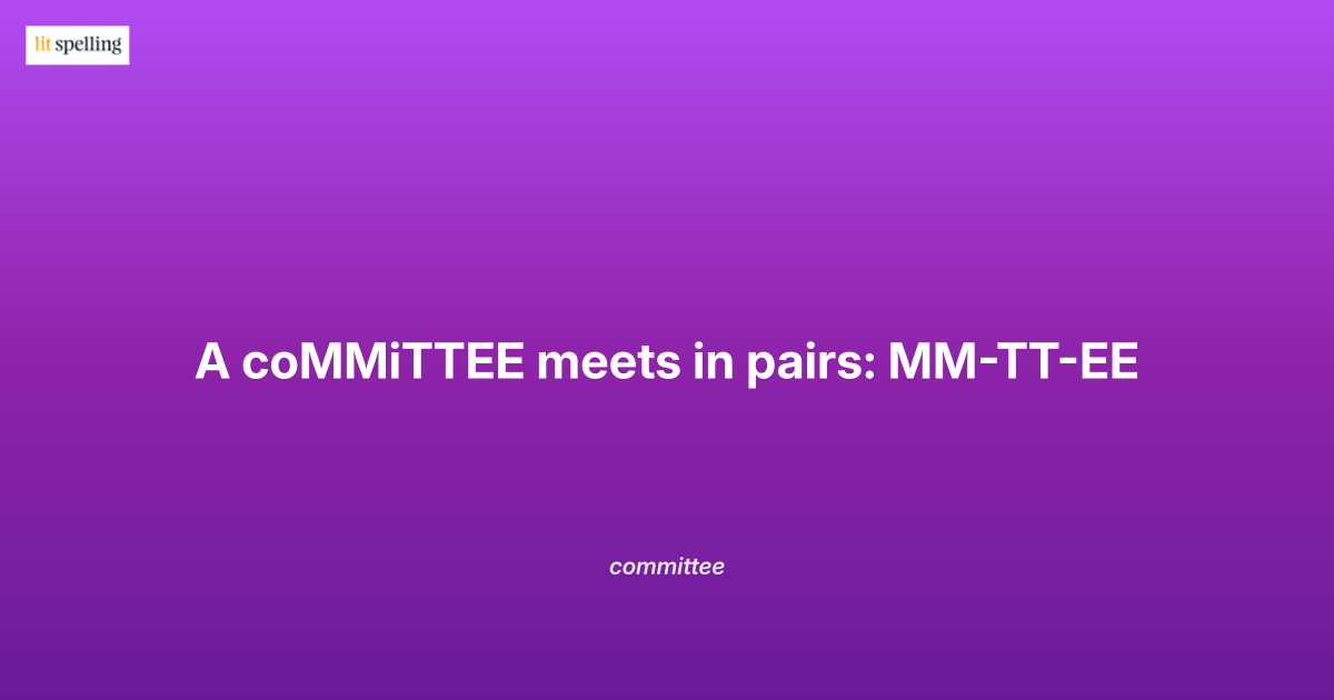 Commitieee Committee: MM, TT and EE, not